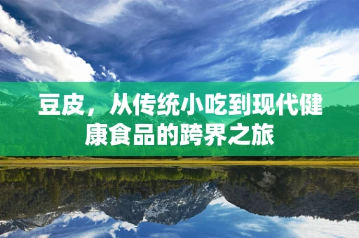 豆皮，从传统小吃到现代健康食品的跨界之旅