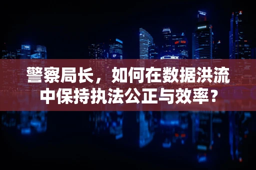 警察局长，如何在数据洪流中保持执法公正与效率？