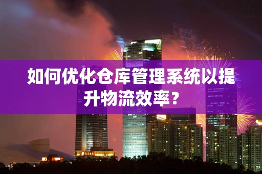 如何优化仓库管理系统以提升物流效率？