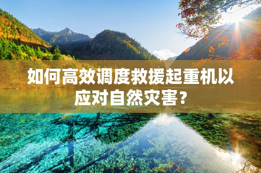 如何高效调度救援起重机以应对自然灾害？