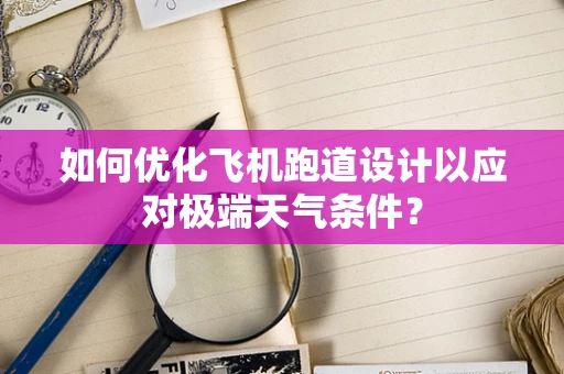 如何优化飞机跑道设计以应对极端天气条件？