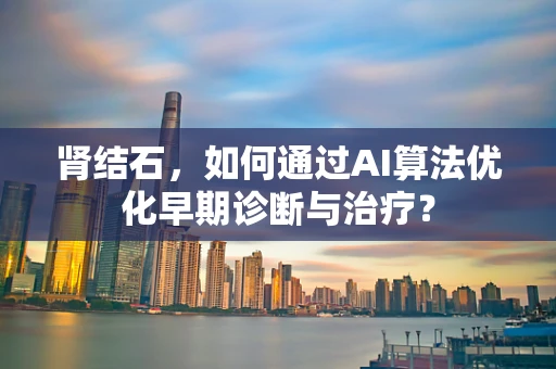 肾结石，如何通过AI算法优化早期诊断与治疗？