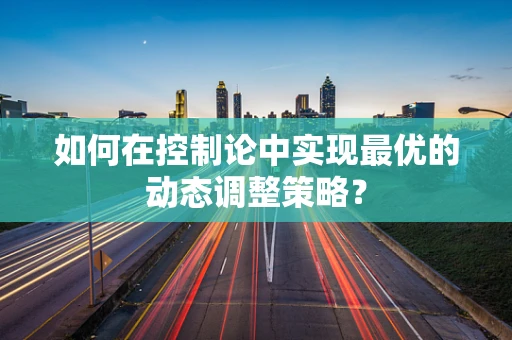 如何在控制论中实现最优的动态调整策略？