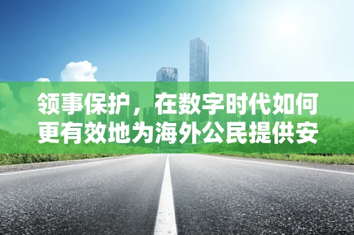 领事保护，在数字时代如何更有效地为海外公民提供安全保障？